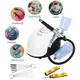 Portable Airbrush Nail Sprayer Gun Nano Water Oxygen Facial Injector Art Tattoo Cake Makeup Mist