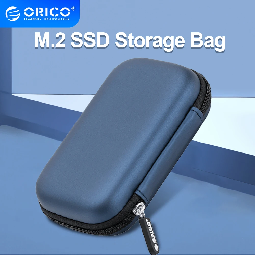 Orico m.2 nvme ngff ssd fall festplatte eva tragbare speichers chutz tasche für kopfhörer/datenleitung/usb-stick/tragbare psd Image