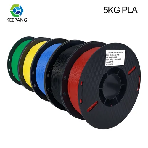5kg Mix Farben Pla Filament 1kg 1 75mm für 3D-Drucker Pla Material für 3D-Druck Filamento Pla