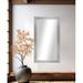 Latitude Run® Maci Eileen Rectangle Wall Mirror in Gray/White | 33 H x 66 W x 0.75 D in | Wayfair BD22872A5260449C82A7D4DF553AA187