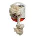 Flossy Chews Rope Bone - White [Dog Toys Rope] Small (9 Long)