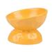 Ceramic Raised Cat Bowl Elevated Cat Food Bowl Ceramic Pet Food Bowl Cat Food Dish Pet Water Bowl Pet Feeder Bowl for Cats Small Dogs Kitten Yellow