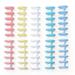 KW-trio KW-trio Binding Spine Combs 6 Holes Loose Binder Album Rings for DIY Notebook Photo Album Diary Book Calendar 12mm0.5in Spine Diameter 80 Sheet Capacity 10PCS