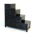 Wayborn Suchow Reversible Step Chest in Black