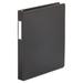 2 PK Universal Deluxe Non-View D-Ring Binder with Label Holder 3 Rings 1 Capacity 11 x 8.5 Black (20761)