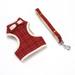 Gespout Pet Traction Rope Bow pet Chest Strap Vest Type cat Dog Traction Rope Red Stripe Red Plaid S