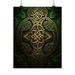 Green Celtic Knot Premium Matte Posters