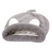 Pet Dog House Cat Sleeping Bag Warm Dog Cat Bed Lovely Pet Warm Mat Cushion Kennels Pet Supplies - Size M (Gray)