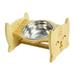 Raised Cat Food Bowl Pet Feeder Kitty Snack Bowl Dog Food and Water Bowls Cat Feeding Bowls Dog Bowl Elevated Cat Bowl for Medium Large Dogs 19cmx23.8cmx13.5cm