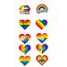 1 Set of LGBT Fan Flag Gay Pride Rainbow Banner LGBT Flag for Pride Month Parade