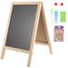 FRCOLOR 1 Set of Double Sided Chalk Board Children Whiteboard Writing Board Freestanding Chalk Board for Kids