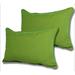 Set Of 2 Sunbrella Outdoor/Indoor Welted Lumbar Pillows (Macaw)