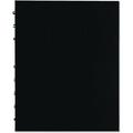 Blueline NotePro Quad & Ruled Notebook Black 9.25 x 7.25 inches 192 Pages (A44C.81)