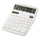 Desktop Calculator- Battery/Solar Power Sensitive Button Anti-slip Base Oblique Perspective High Clearly Accounting Financial Tool 12 Digits Large Screen Electronic Calculator Office Supplies