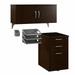 Bush Business Furniture Office In An Hour Storage & Accessory Kit Mocha Cherry Finish Standard Delivery