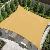 IC ICLOVER 16 x 20 Sun Shade Sail Canopy Square UV Block Sunshade for Outdoor Patio Garden Carport Backyard - Sand