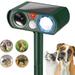 2023 Upgraded Solar Animal Repellent Ultrasonic pest Repeller Waterproof Motion Detection Dog Cat Repellent Squirrel Repellent Raccoon Skunk Rabbit Rodent Repellent Deer Repellent