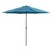 Furniture of America Pratt 11 . Outdoor Patio Round Patio Umbrella Sherpa Blue