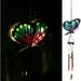 Wind Chimes Solar Windchimes Butterfly Wind Chimes Outdoor Garden Decor For Patio Porch Garden And Backyard Memorial Wind Chimes Birthday Gifts For Mom