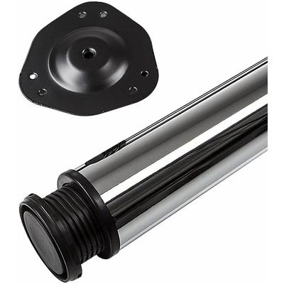 So-tech - 1 Stück Tischbein Höhe 820 mm ø 76 / 80 mm Stahl verchromt belastbar bis 75 kg, Möbelfuß Image