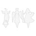 GoFJ 3Pcs/Set Halloween Witch Silhouette Garden Metal Craft Iron Art Weather-Resistant Outdoor Courtyard Yard Backyard Lawn