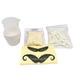 Professional Solid Wax Beans Wax Stick Paper Cup and Measuring Cup Set for Nose Hair Removal