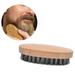 Hair Care Hair Men Hard Wood Handle Comb Beard Round Mustache Boar Brush Hair Care Hair Care Products for Women Other Brown