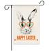 Easter Garden Flag 12.5 x 18 Inch Vertical Double Sided For Easter Decor Welcome Bunny Easter Small Garden Flag Decorative Garden Flag For Outside Yard Easter Outdoor Decoration