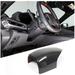 TINKI Real Carbon Fiber Car Steering Wheel Base Lower Trim Cover Compatible with Chevrolet Corvette C8 2020-2023 Steering Wheel Base Lower Decor Cover Accessories