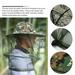 2Pcs Fishing Head Mosquito Net Mosquito Net Caps Gauze Sun Hat Insect-Proof Net Hat