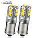 Ruiandsion BA9S 53 57 1895 64111 LED Car Light Bulb for License Plate Side Door Courtesy Interior Dome Map Lights 12-24V White 2Pcs