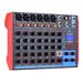 GoolRC AG-8 Portable 8-Channel Mixing Console Digital Audio Mixer +48V Phantom Power Supports BTUSBMP3 Connection for Recording DJ Network Live Broadcast Karaoke