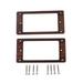 GENEMA Wood Humbucker Pickup Mounting Ring Frame with Screws for LP Guitar Parts Accessories