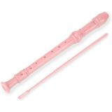 Child S Recorder Descant Recorder Instrument 8 Holes High Pitch Soprano Recorder Flute ABS Instruments Reed Pipe Kids Children Students(Pink) Flute Instrument For Kids children musical instruments