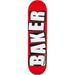 HYYYYH Skateboards Brand Red / White Skateboard Deck - 8 x 31.5