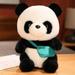 Godderr Toddler Toys Panda Plush Baby Panda Bear Stuffed Animal Kids Toys for 3-10T Cute Panda Doll Plush Toy Backpack Doll Zoo Souvenir Stuffed Panda