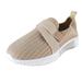 nsendm Womens Walking Running Shoes Blade Non Slip Tennis Fashion Sneakers Womens Slip On Sneakers Beige 39