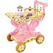 Disney Store Official Beauty and The Beast Be Our Guest Singing Tea Cart Play Set Tea Party Set for Little Girls Kids Kitchen Pretend Play Toddler Dress Up Tea Set for Girls