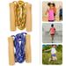 2 PCS 2.5 Meters Children Sports Skipping Rope Jump Rope with Wood Handle Early Education Toy Children Kid Fitness Equipment for Training Practice Jump (Random Color)