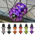 Kripyery Bicycle Hub High Strength Quick Release Corrosion Resistant Ultra-light Simple Installation Stable Aluminum Alloy Bike Hubs 32 Hole 6-Bolts Disc Brake Kit Bike Supplies