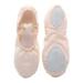 NUOLUX 1 Pair of Lightweight Dancing Shoes Lace-free Yoga Shoes Sole Gym Shoes Ballet Shoes for Kids Adults Size 28