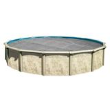 In The Swim 18 Ultra Silver Round Solar Pool Cover 16 Mil For Solar Heating Above Ground Pools and Inground Pools