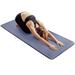 Microdry Deluxe All-Purpose Yoga Fitness Mat Odor Neutralizing Skid Resistant 72 x 26 Blue