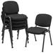 Set of 5 Office Guest Chair Stackable Reception Chair Conference Room