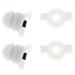 2 Pieces Sea Fishing 2 in 1 LED Fishing Rod Tip Clip On Night Light Fish Biting Alarm Glow Stick Replacement