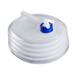 Collapsible Water Container Car Cleaning Hiking Fishing Foldable Water Sotorage Camping Water Tank Bucket 3L 5L 8L 10L 15L white blue 10L