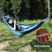 Archer Portable Durable Canvas Outdoor Garden Camping Single Hammock with Storage Bag