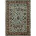 HomeRoots 9 x 12 ft. Blue Red Green & Gold Oriental Power Loom Stain Resistant Rectangle Area Rug