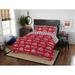 NCAA Ohio State Buckeyes Rotary 7 Piece Queen Bed in a Bag Set