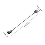 12-Inch Bar Spoon Cocktail Mixing Spoon Double Head Stirrer